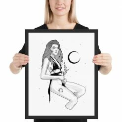 Wolfmumma Darkest Vixen Framed Art • Tiff 27 Wolfmumma Darkest Vixen Framed Art • Tiff