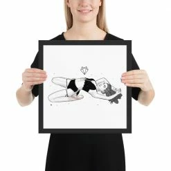 Wolfmumma Darkest Vixen Framed Art • Kristina