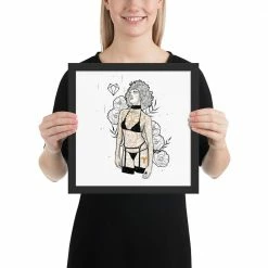 Wolfmumma Darkest Vixen Framed Art • Emily