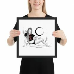 Wolfmumma Darkest Vixen Framed Art • Tracie