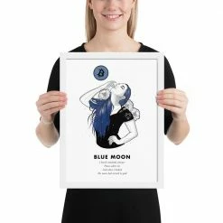 Wolfmumma Bitcoin Art In Frame • Lexy X Blue Moon Cypherpunk 32 Wolfmumma Bitcoin Art In Frame • Lexy X Blue Moon Cypherpunk