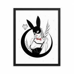 Wolfmumma Darkest Vixen Framed Art • Margo