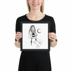 Wolfmumma Darkest Vixen Framed Art • Tiff 21 Wolfmumma Darkest Vixen Framed Art • Tiff