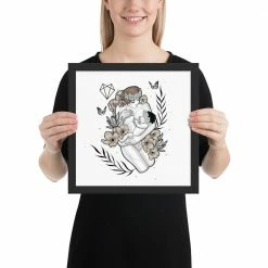 Wolfmumma Darkest Vixen Framed Art • Alexis