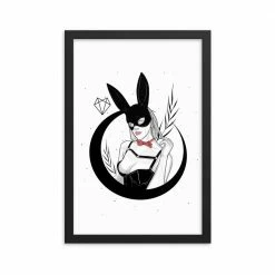 Wolfmumma Darkest Vixen Framed Art • Margo