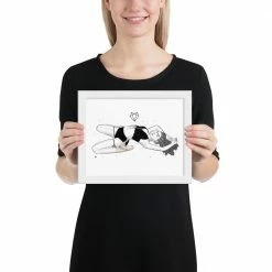 Wolfmumma Darkest Vixen Framed Art • Kristina