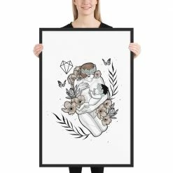 Wolfmumma Darkest Vixen Framed Art • Alexis