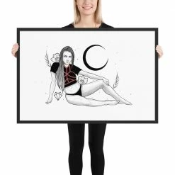 Wolfmumma Darkest Vixen Framed Art • Tracie