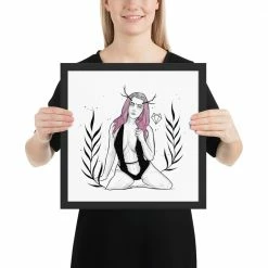 Wolfmumma Darkest Vixen Framed Art • Becca 26 Wolfmumma Darkest Vixen Framed Art • Becca