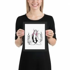 Wolfmumma Darkest Vixen Framed Art • Becca 22 Wolfmumma Darkest Vixen Framed Art • Becca