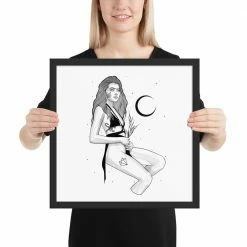 Wolfmumma Darkest Vixen Framed Art • Tiff 26 Wolfmumma Darkest Vixen Framed Art • Tiff