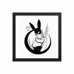 Wolfmumma Darkest Vixen Framed Art • Margo