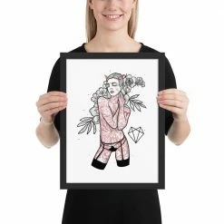 Wolfmumma Darkest Vixen Framed Art • Brooke