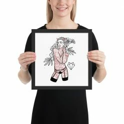 Wolfmumma Darkest Vixen Framed Art • Brooke