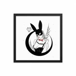 Wolfmumma Darkest Vixen Framed Art • Margo