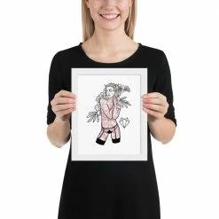 Wolfmumma Darkest Vixen Framed Art • Brooke