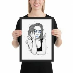 Wolfmumma Darkest Vixen Framed Art • Evie