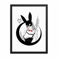 Wolfmumma Darkest Vixen Framed Art • Margo