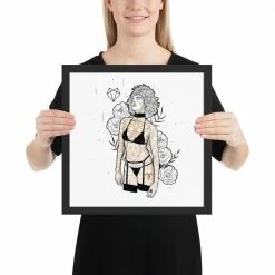 Wolfmumma Darkest Vixen Framed Art • Emily