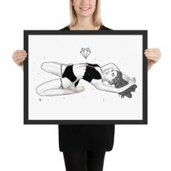 Wolfmumma Darkest Vixen Framed Art • Kristina