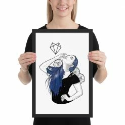 Wolfmumma Darkest Vixen Framed Art • Lexy