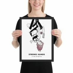 Wolfmumma Bitcoin Art In Frame • Lissa X Strong Hands Cypherpunk 30 Wolfmumma Bitcoin Art In Frame • Lissa X Strong Hands Cypherpunk