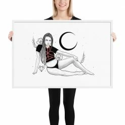 Wolfmumma Darkest Vixen Framed Art • Tracie