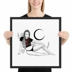 Wolfmumma Darkest Vixen Framed Art • Tracie