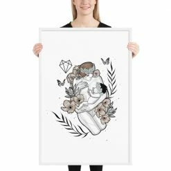 Wolfmumma Darkest Vixen Framed Art • Alexis