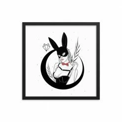 Wolfmumma Darkest Vixen Framed Art • Margo