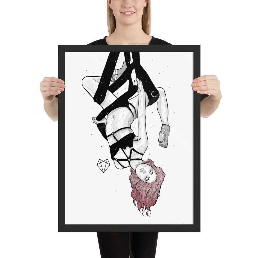 Wolfmumma Darkest Vixen Framed Art • Lissa 13 Wolfmumma Darkest Vixen Framed Art • Lissa