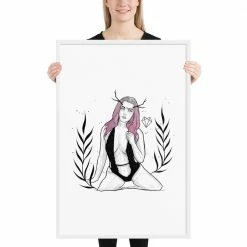 Wolfmumma Darkest Vixen Framed Art • Becca 36 Wolfmumma Darkest Vixen Framed Art • Becca