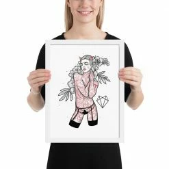 Wolfmumma Darkest Vixen Framed Art • Brooke