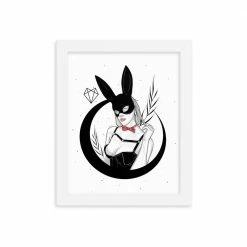 Wolfmumma Darkest Vixen Framed Art • Margo