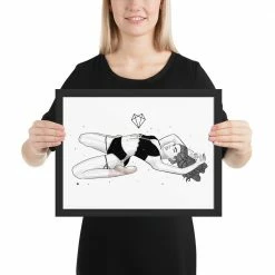 Wolfmumma Darkest Vixen Framed Art • Kristina