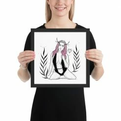 Wolfmumma Darkest Vixen Framed Art • Becca 24 Wolfmumma Darkest Vixen Framed Art • Becca