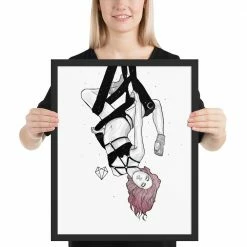 Wolfmumma Darkest Vixen Framed Art • Lissa 27 Wolfmumma Darkest Vixen Framed Art • Lissa