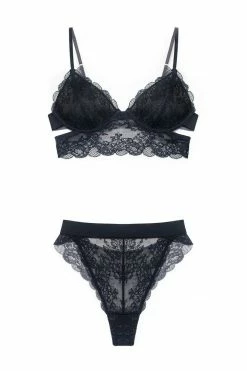 Monique Morin Lingerie Sets Wild Lace Longline Set