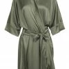 Rusalka Lingerie Moss Green Silk Kimono 2 Rusalka Lingerie Moss Green Silk Kimono