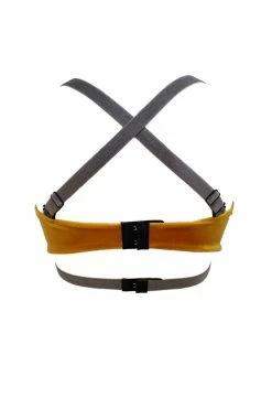 K+1% Bras Mustard Yellow Velour Bra