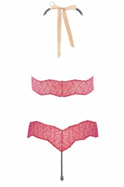 Bracli Lingerie Sets Sydney Dark Pearl Necklace Lingerie Set