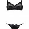 Nevaeh Intimates Lingerie Sets Fever & Thoughts Black Thong Set 1 Nevaeh Intimates Lingerie Sets Fever & Thoughts Black Thong Set