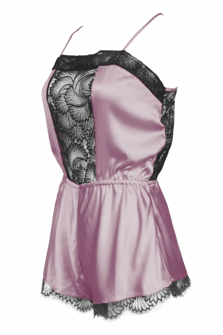 Nevaeh Intimates Florence Purple Dusk Silk Pleasure Romper 4 Nevaeh Intimates Florence Purple Dusk Silk Pleasure Romper