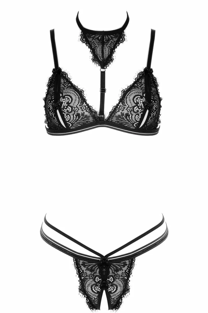 Eros Veneziani Eros Open Slit Lace Set 3 Eros Veneziani Eros Open Slit Lace Set