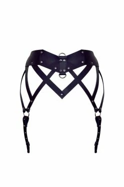 Love Lorn Lingerie Ostara Leather Garter Belt