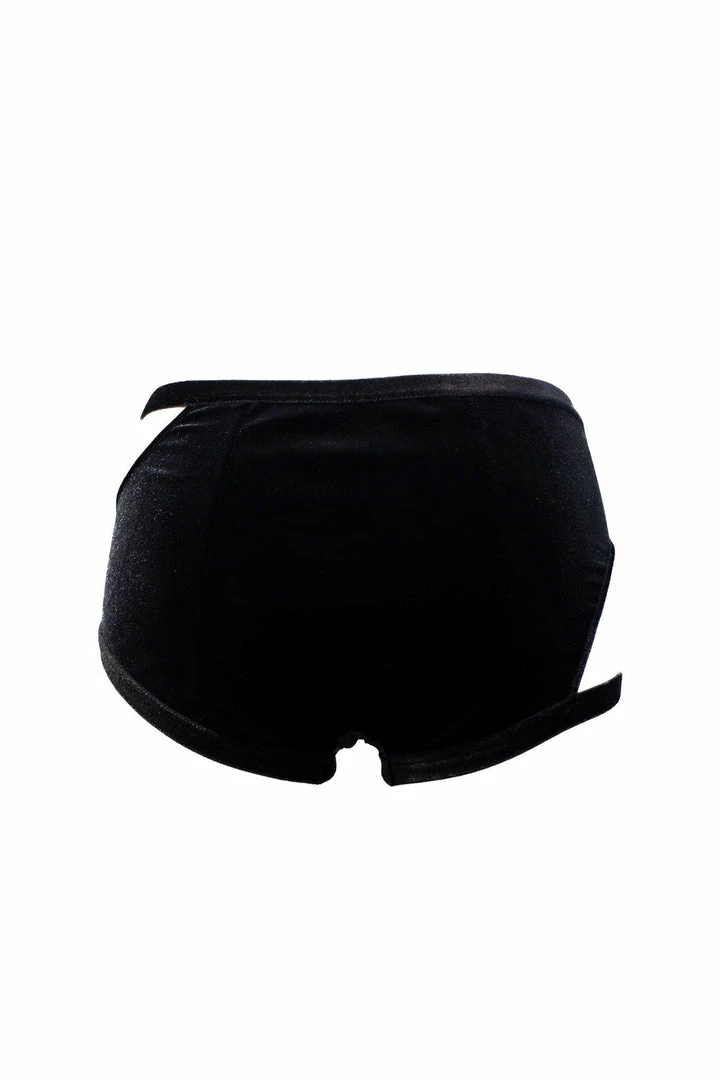 K+1% Black Velour Period-Proof Panty 5 K+1% Black Velour Period-Proof Panty