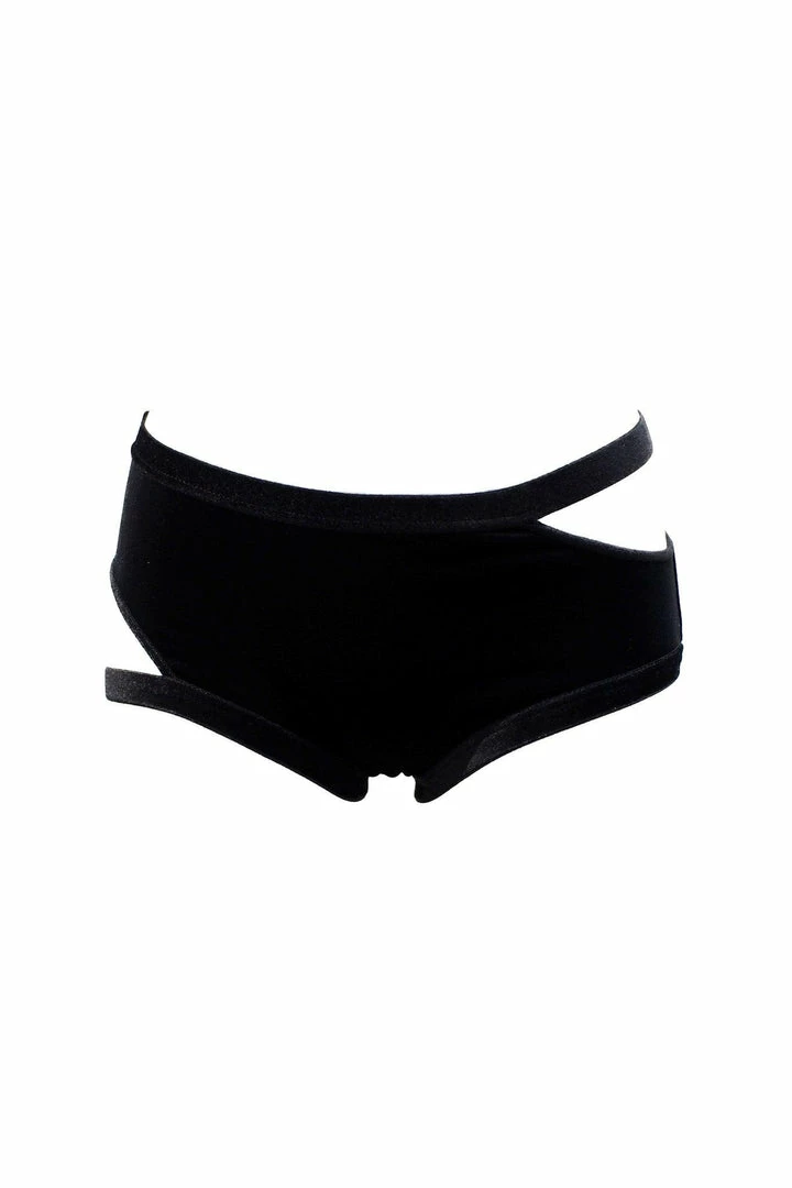 K+1% Black Velour Period-Proof Panty 3 K+1% Black Velour Period-Proof Panty