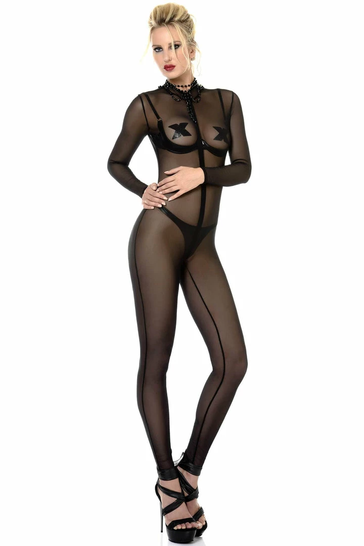 Patrice Catanzaro Sweety Sheer Mesh Catsuit 4 Patrice Catanzaro Sweety Sheer Mesh Catsuit