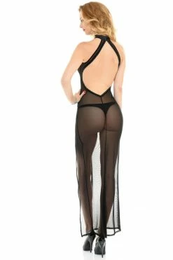 Patrice Catanzaro Poussycat Long Mesh Dress Little Black Dresses 7 Patrice Catanzaro Poussycat Long Mesh Dress Little Black Dresses