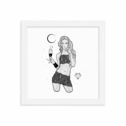 Wolfmumma Darkest Vixen Framed Art • Michala